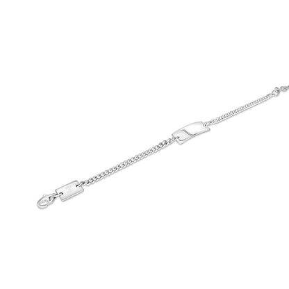 Classic Sterling Silver ID Bracelet for Babies and Children