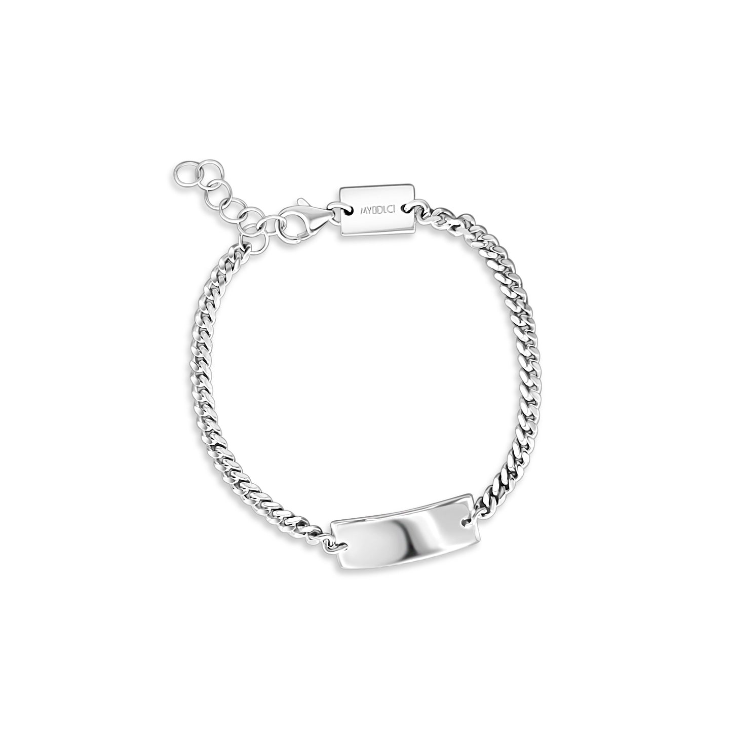 Classic Sterling Silver ID Bracelet for Babies and Children
