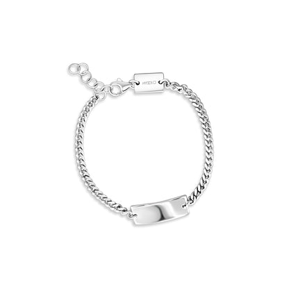 Classic Sterling Silver ID Bracelet for Babies and Children