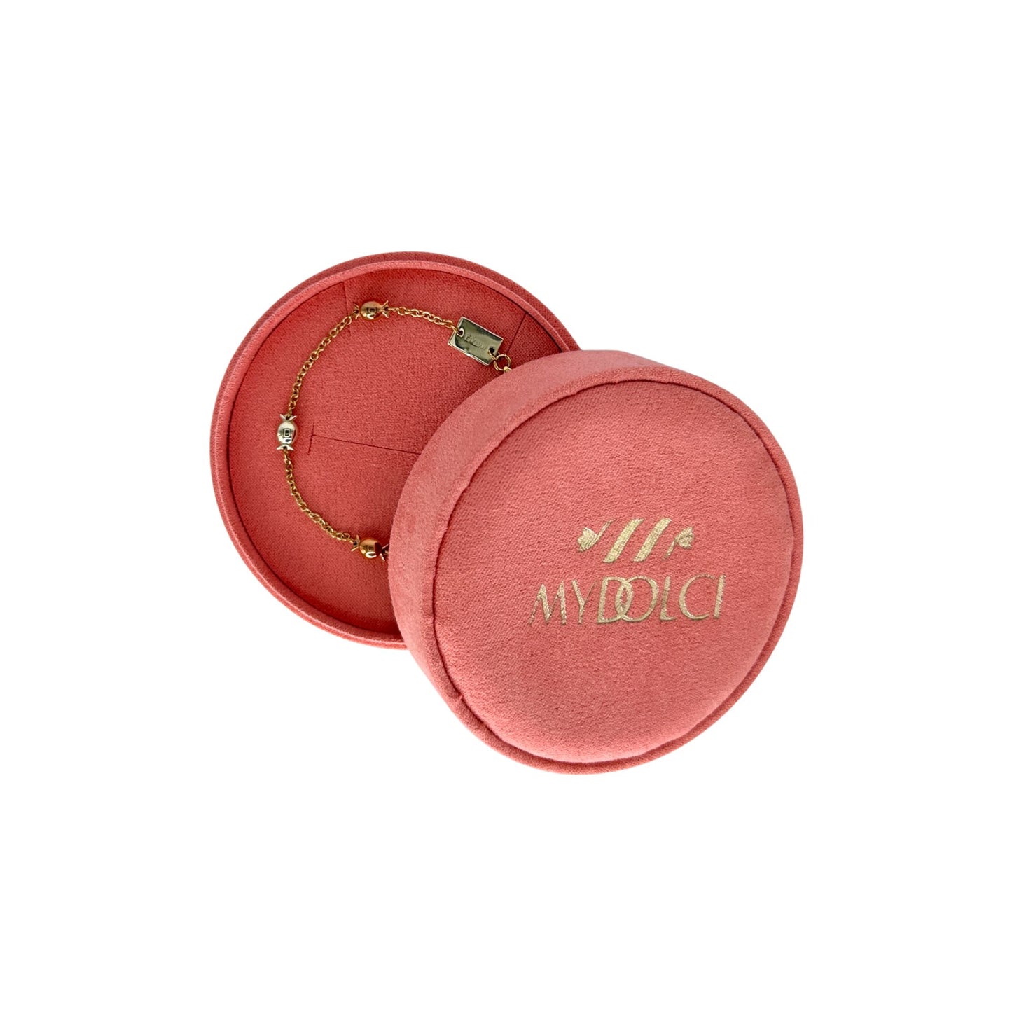 Trio Candy Solid Gold Bracelet for Babies and Girls